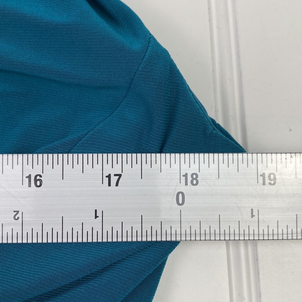 Chaps Teal Midi Dress - Picture 7 of 7
